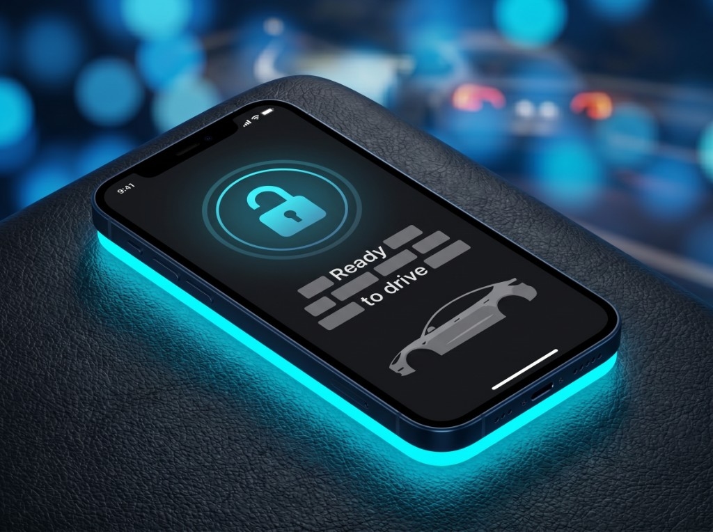 Tesla app on iPhone — Fleet share invite ready to unlock the rental
